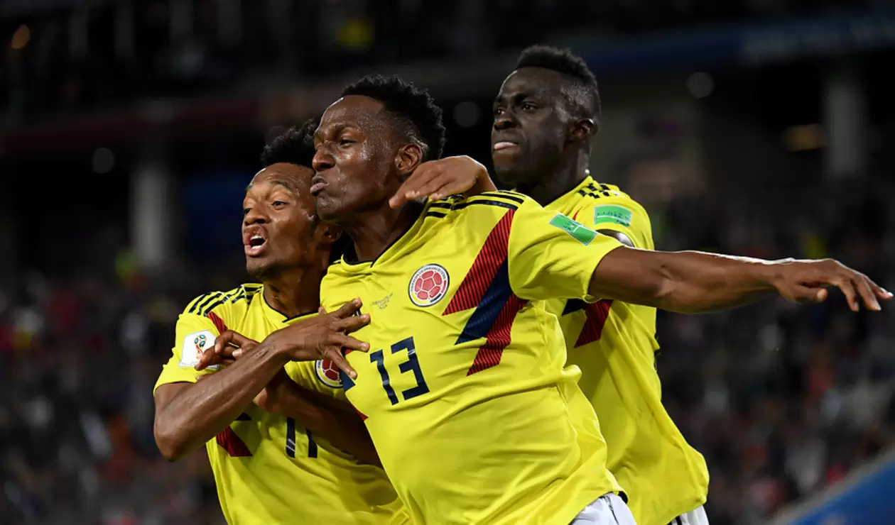 Yerry Mina, goleador de la Selección Colombia en el Mundial de Rusia 2018