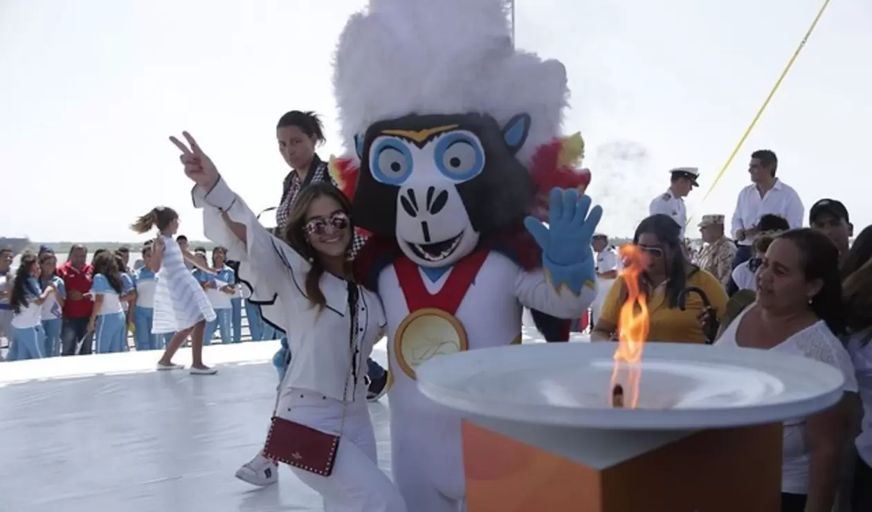 El fuego de los Juegos Centroamericanos y del Caribe llegó a Barranquilla