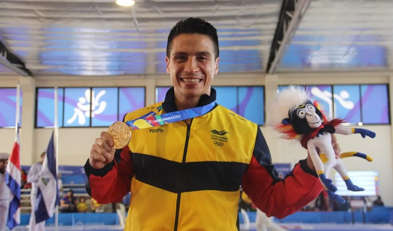 Andrés Rendón ganó oro para Colombia en Karate