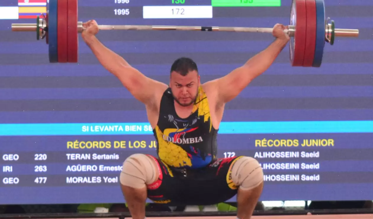 Santiago Cossio ganó medalla de oro para Colombia en Levantamiento de Pesas