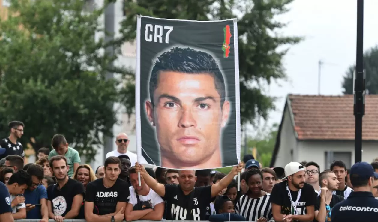 Recibimiento de Cristiano Ronaldo en Italia