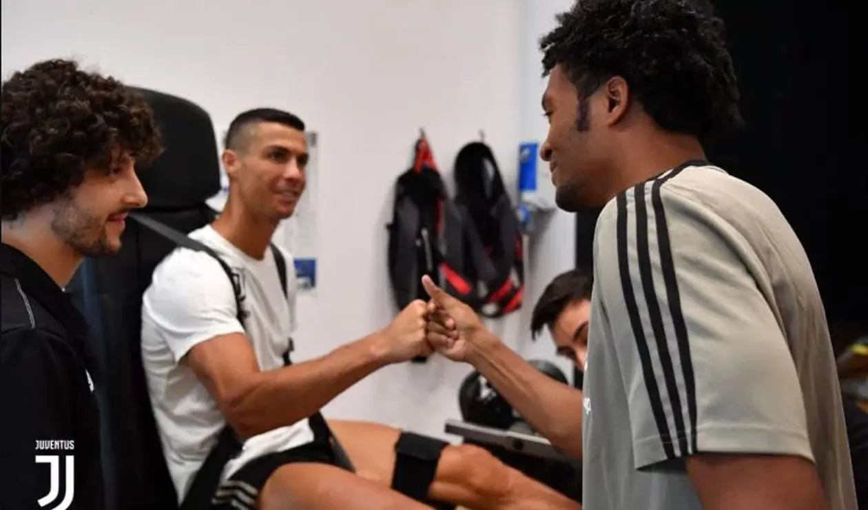 Cristiano Ronaldo y Juan Guillermo Cuadrado