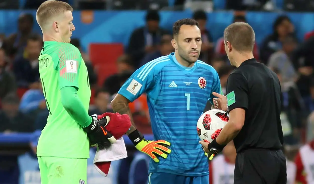 David Ospina antes de la tanda de los penales ante Inglaterra