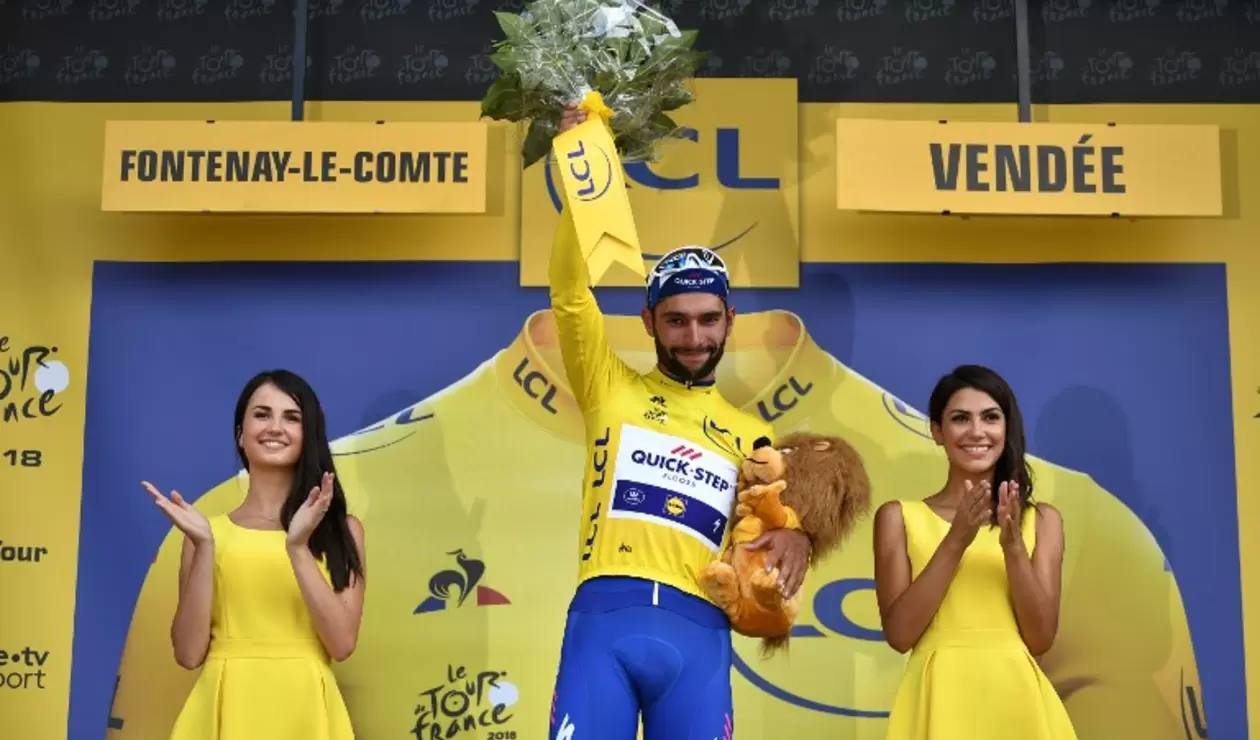 El colombiano se instaló en lo más alto del podio francés