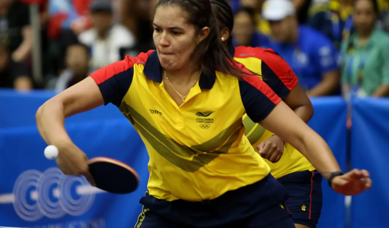 Luisa Zuluaga de Colombia - Tenis de Mesa