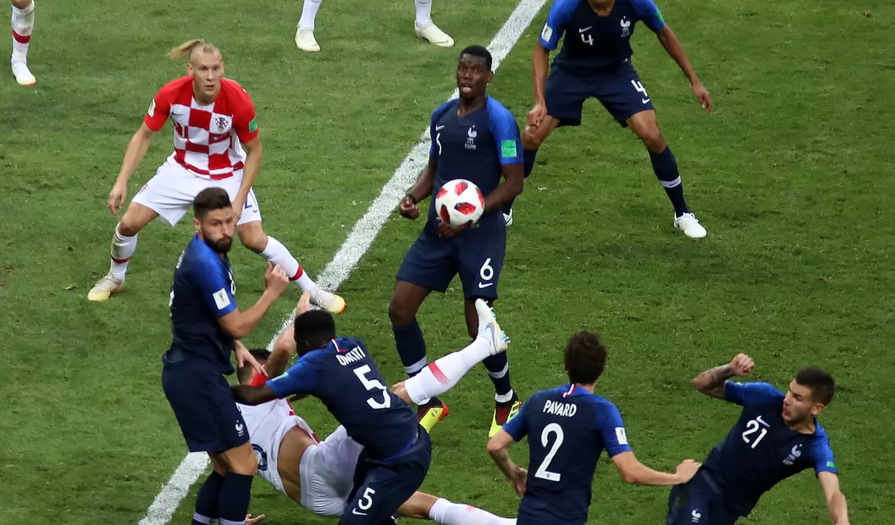 Francia - Croacia, final del Mundial