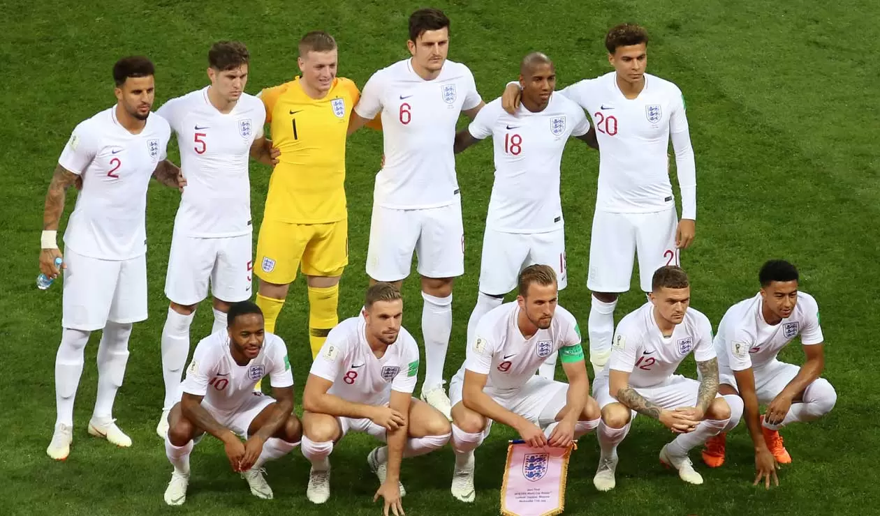 Inglaterra formado ante Croacia en semifinales del Mundial de Rusia 2018