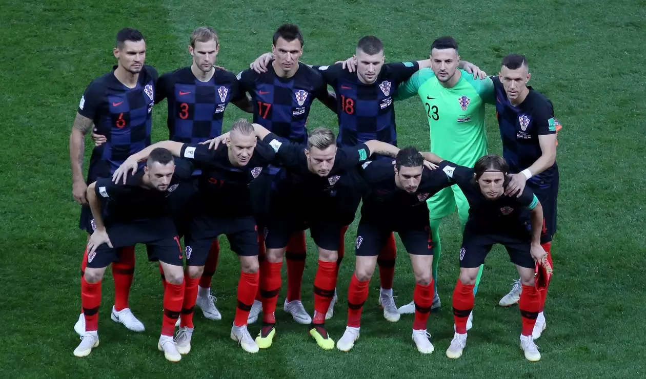 Croacia frente a Inglaterra en las semifinales del Mundial de Rusia 2018