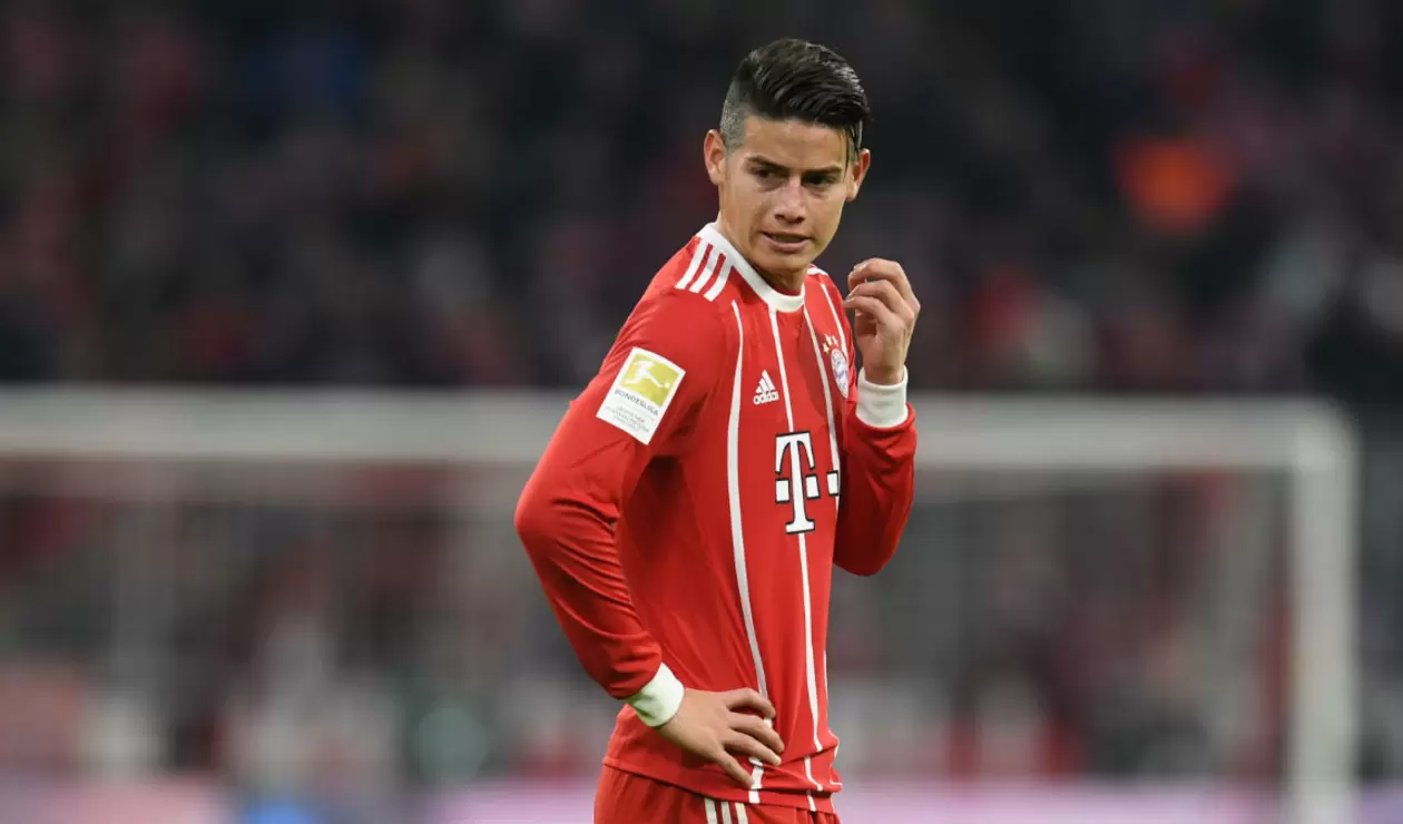 James Rogríguez tiene un año más de contrato con el Bayern Múnich