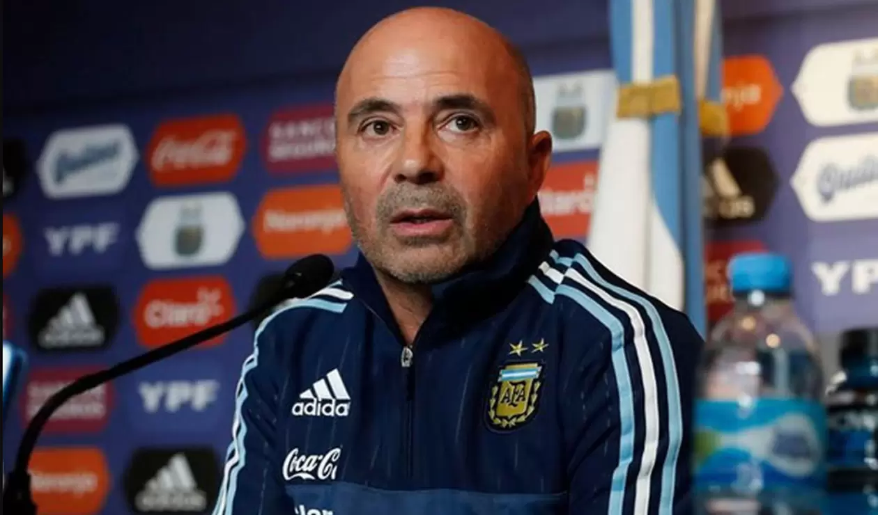 Jorge Sampaoli, técnico de Argentina