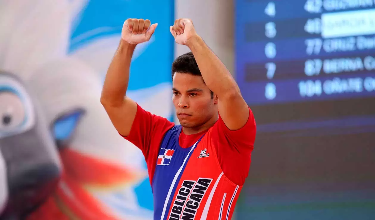 Luis García, ganador del oro para República Dominicana en los Juegos Centroamericanos y del Caribe Barranquilla 2018
