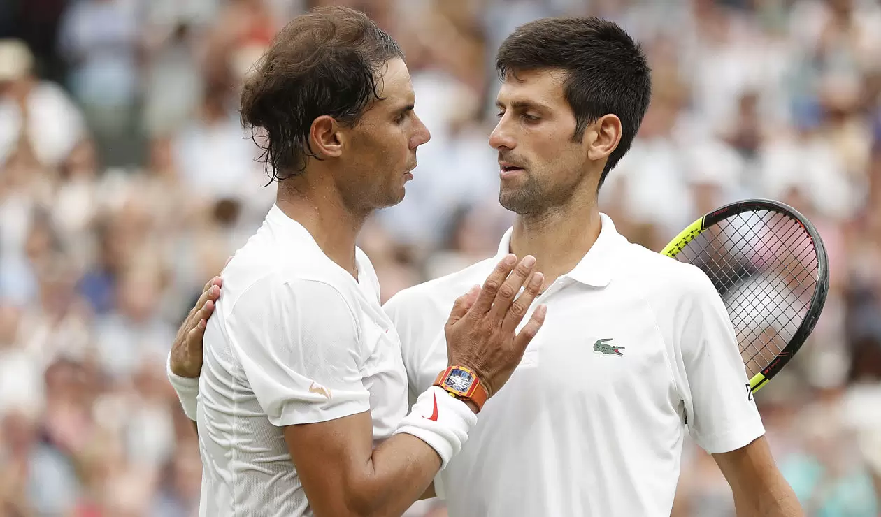 Rafael Nadal y Novak Djokovic