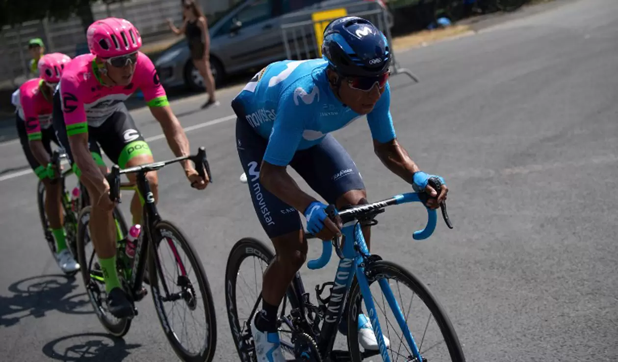 Nairo Quintana perdió tiempo en la primera etapa del Tour