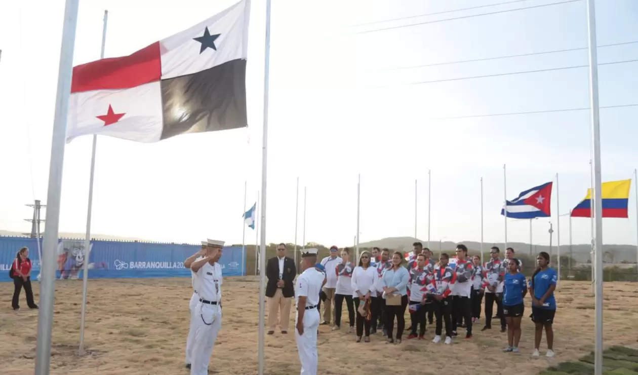 Presentada la bandera de Panamá en los Juegos Centroamericanos y del caribe