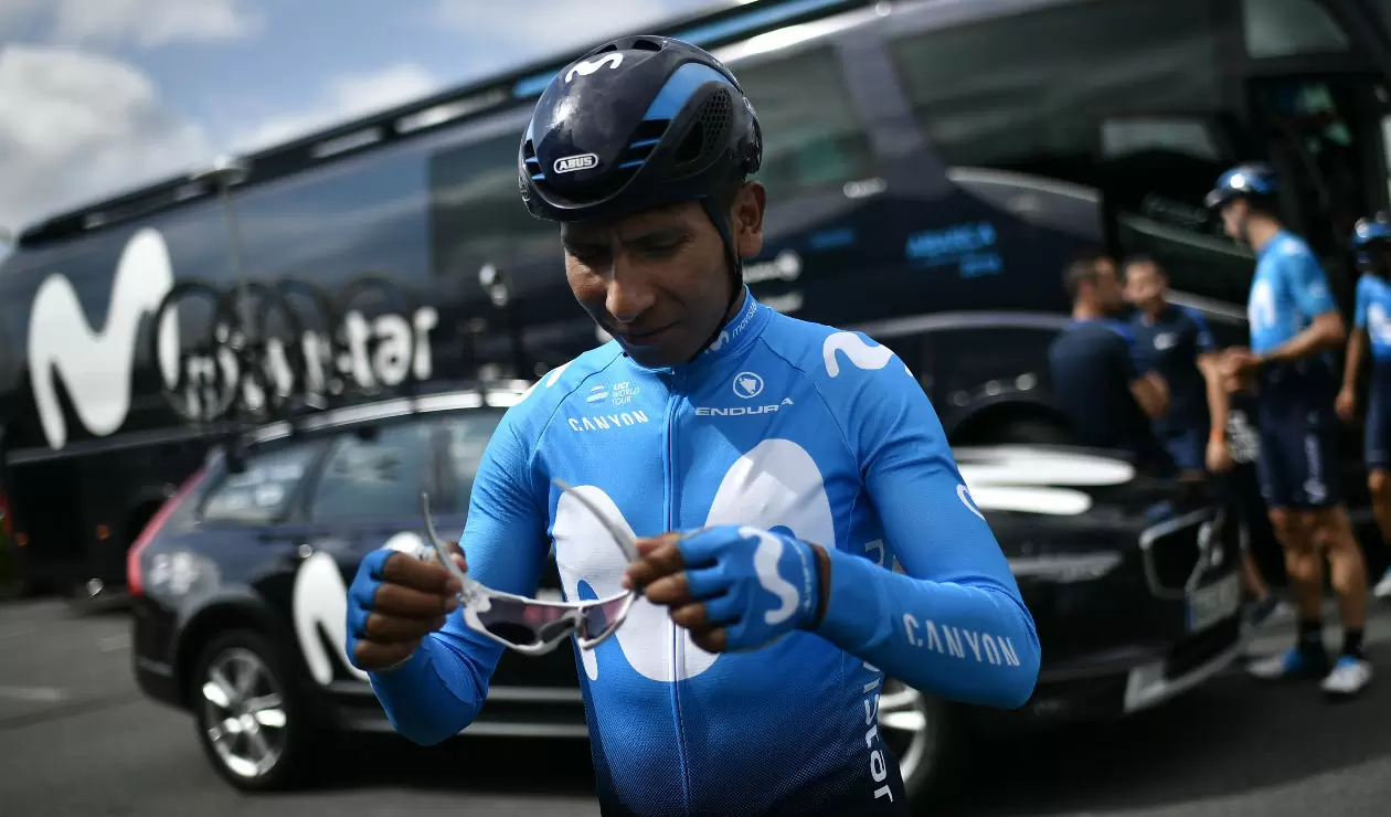 Nairo Quintana realizó una gran etapa sobre pavé en el Tour de Francia