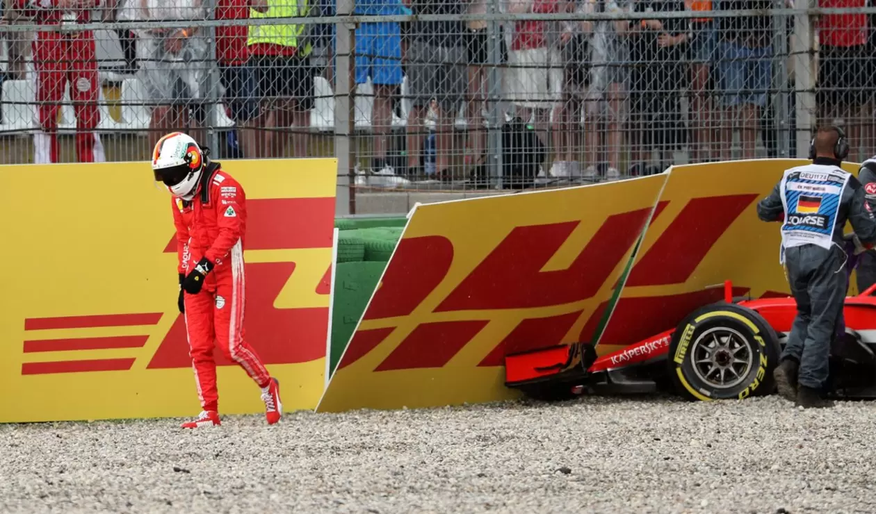 Sebastian Vettel Ferrari GP Alemania