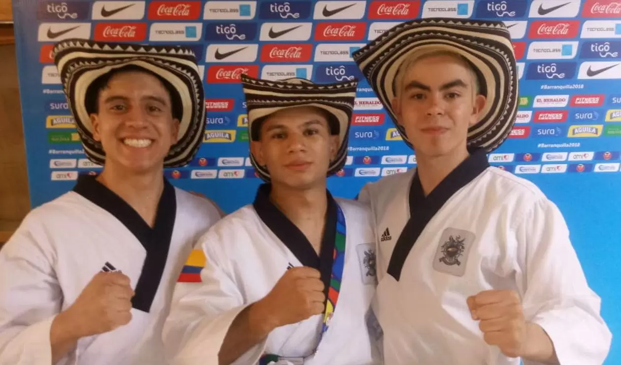 Taekwondo Colombia Oro equipos