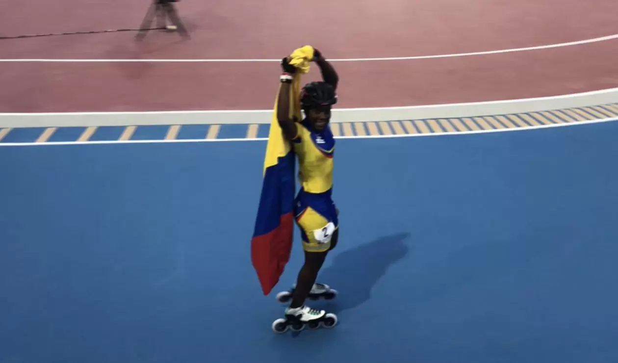 Colombia gana en 1.000 metros sus primeros dos oros en patinaje