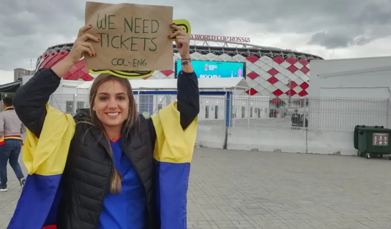 Hinchas colombianos se preparan para duelo ante Inglaterra