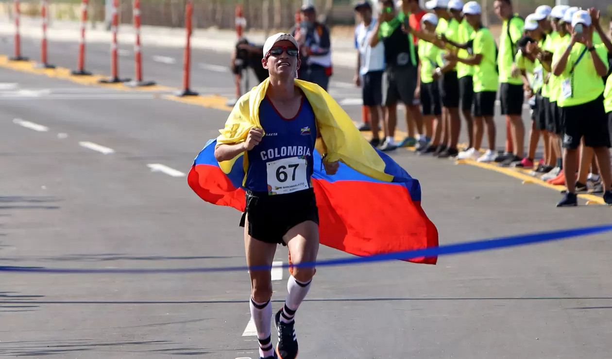 Jeison Suárez, ganador del oro en los Juegos Centroamericanos y del Caribe Barranquilla 2018