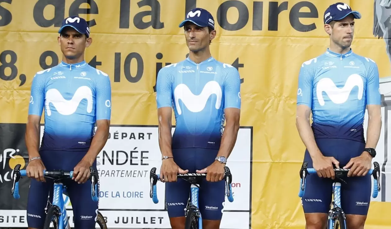Los ciclistas Andrey Amador, Daniele Benatti e Imanol Erviti renovaron con el Movistar