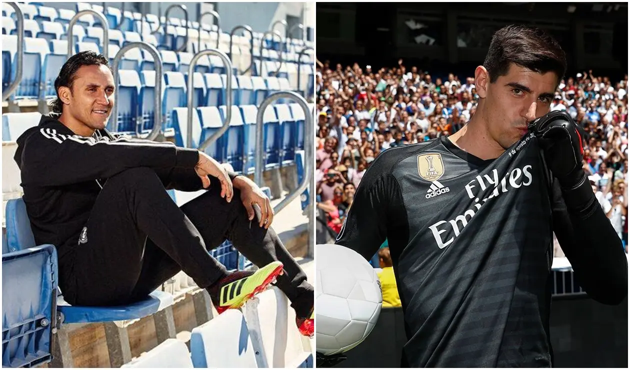 Keylor Navas y Thibaut Courtois por el arco 'Merengue'