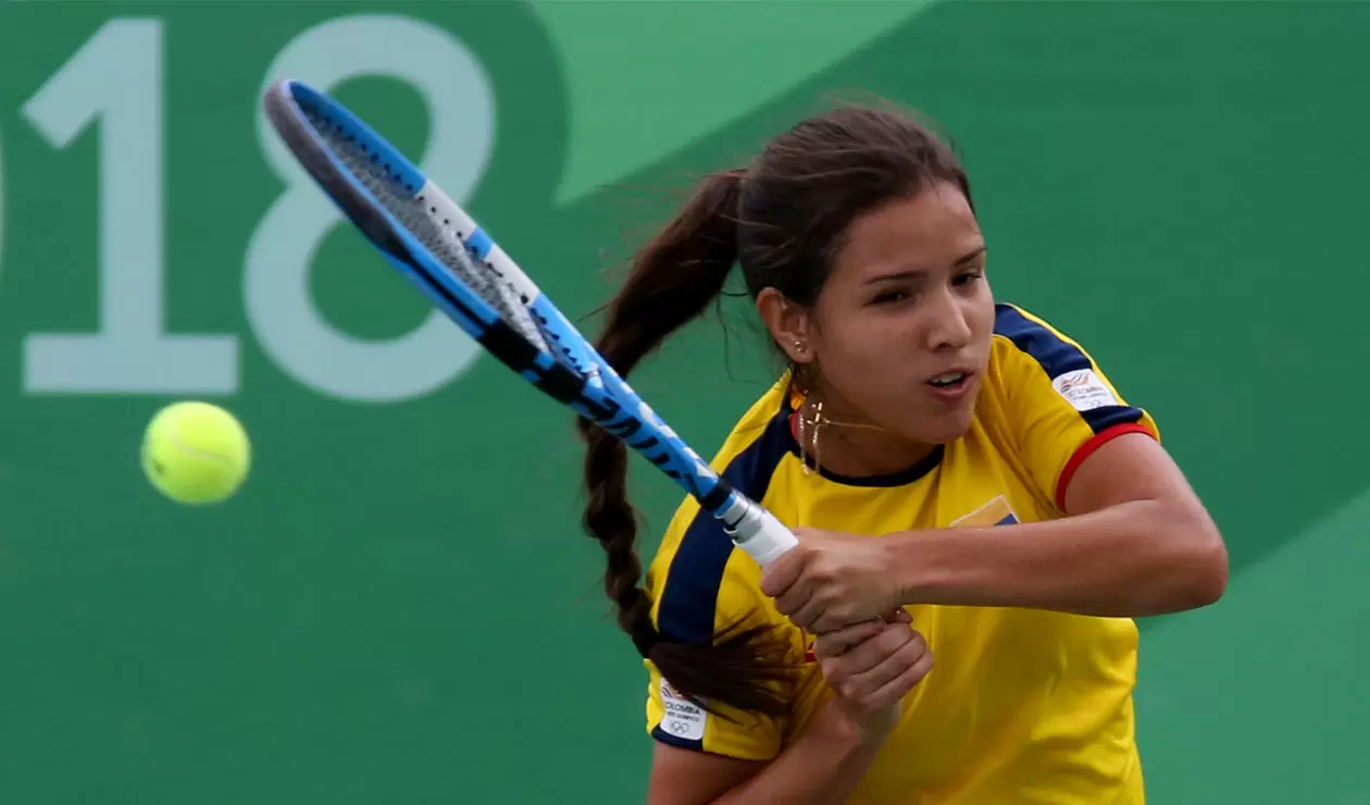 María Camila Osorio, tenbista colombiana que logró el oro en los Juegos Centroamericanos y del Caribe Barranquilla 2018