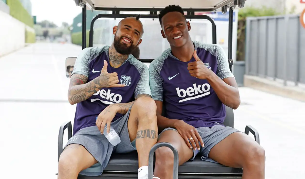 Arturo Vidal Yerry Mina