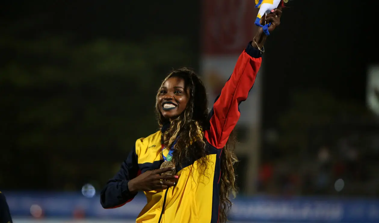 Caterine Ibargüen ganó medalla de oro en el salto triple
