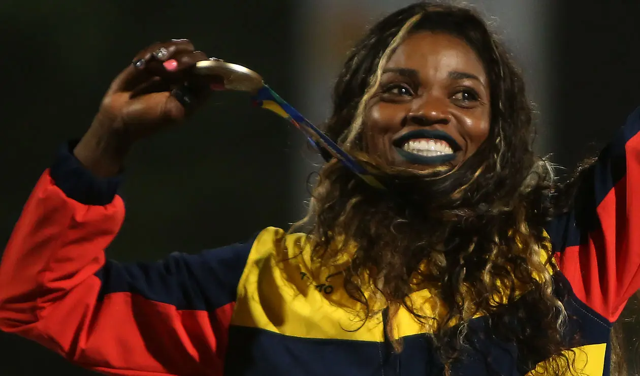 Caterine Ibargüen ganó medalla de oro en el salto triple