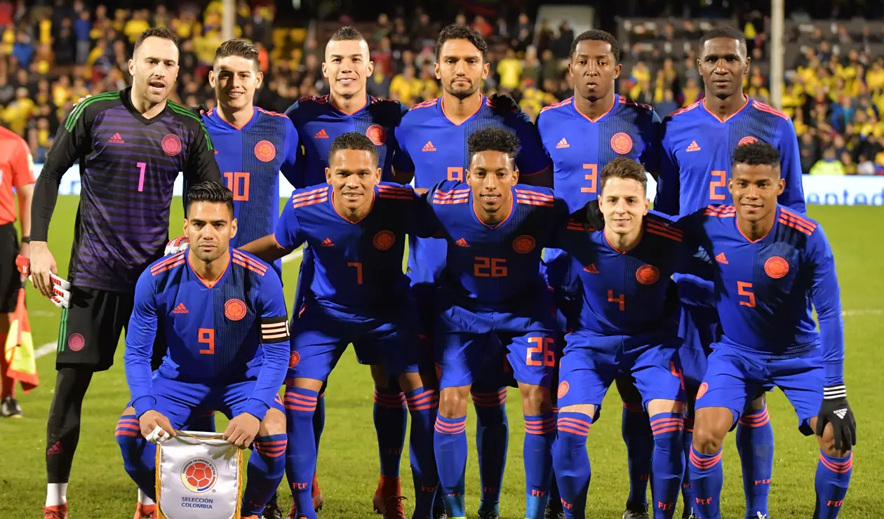 Once titular de Colombia ante Australia