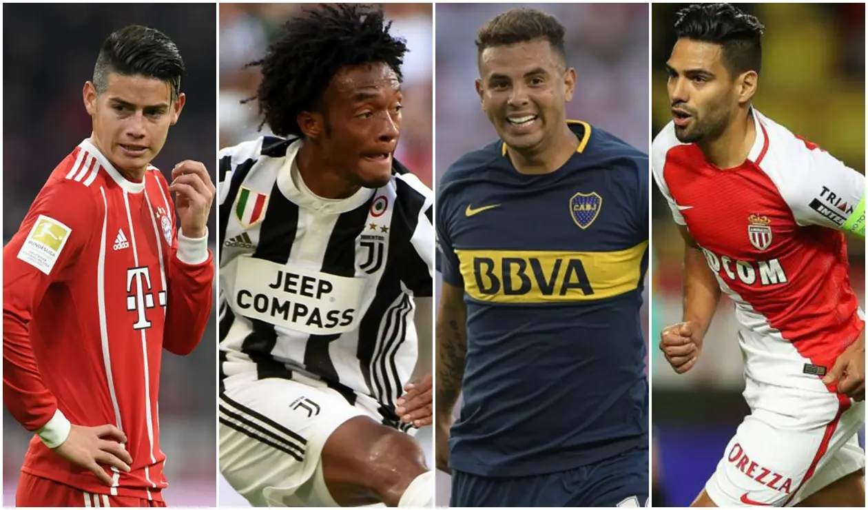 James, Cuadrado, Cardona y Falcao