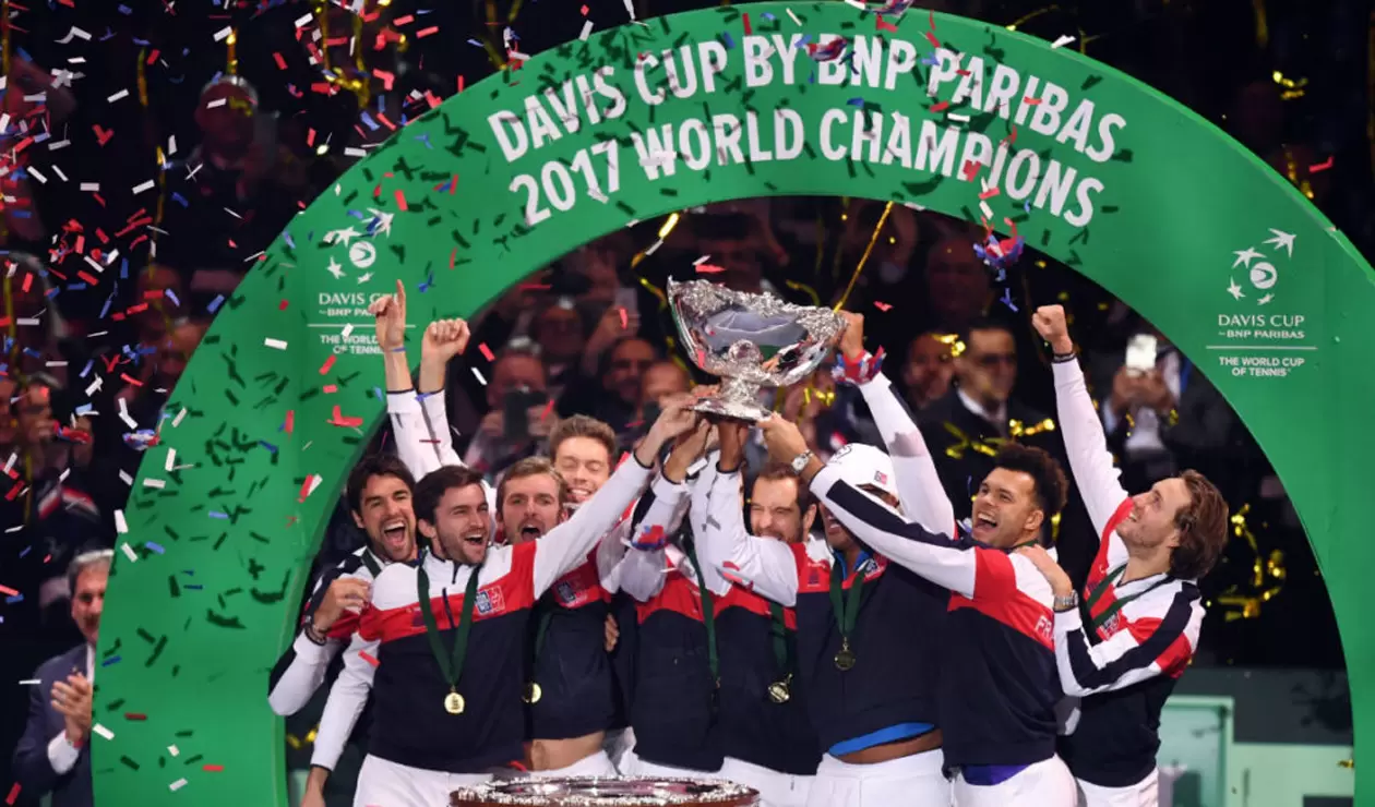 Francia y Bélgica jugaron la final de Copa Davis en 2017