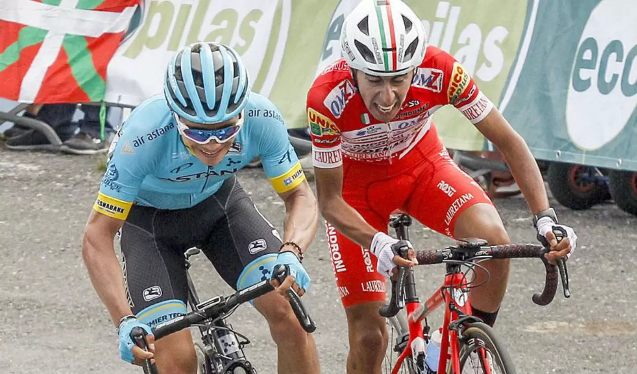 Iván Sosa (Derecha) es el nuevo campéon de la Vuelta a Burgos