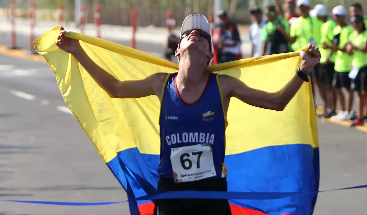 Jeison Suárez venció en la maratón masculina de los Centroamericanos 2018