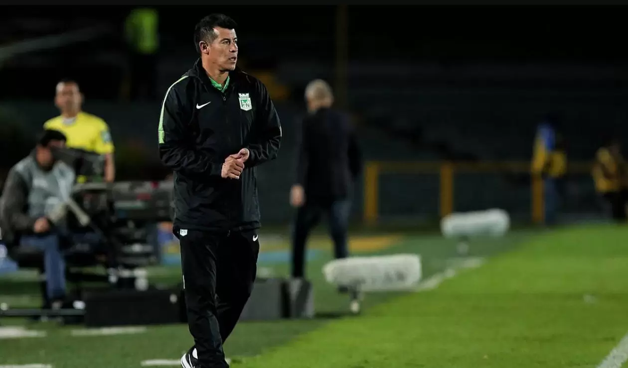 Jorge Almirón, técnico de Atlético Nacional, fue suspendido por la Dimayor