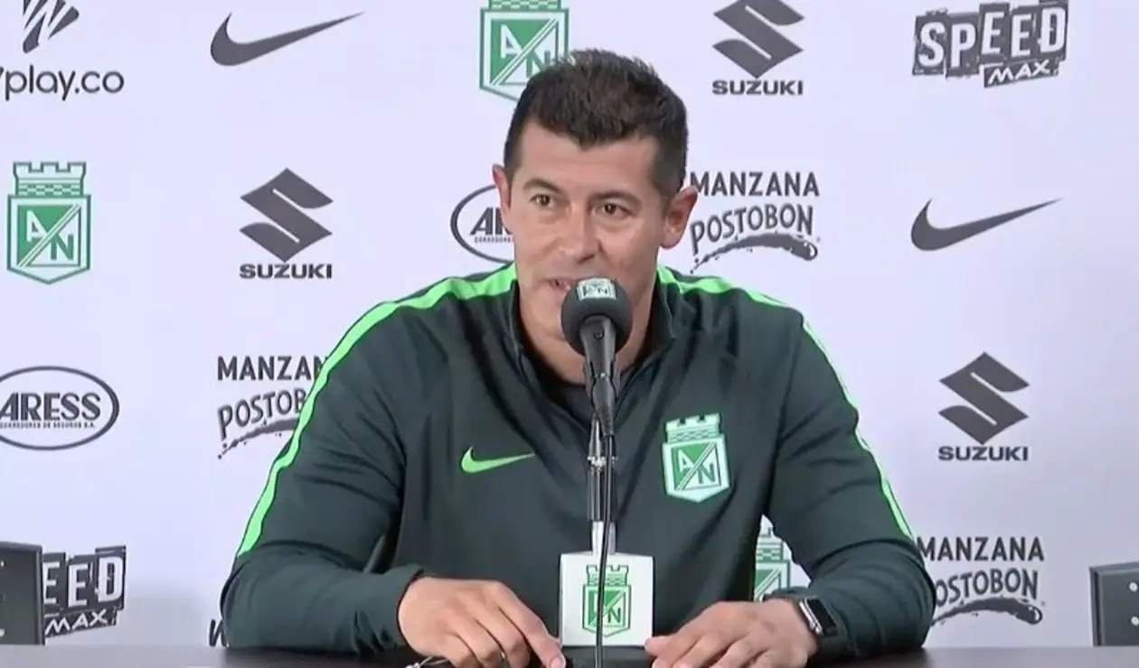 Jorge Almirón, técnico de Atlético Nacional