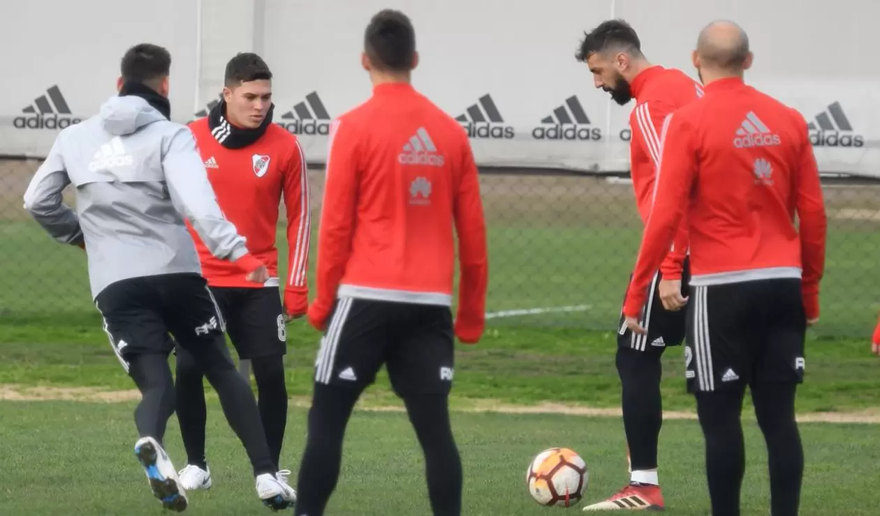 Juan Fernando Quintero entrenamiento River Plate