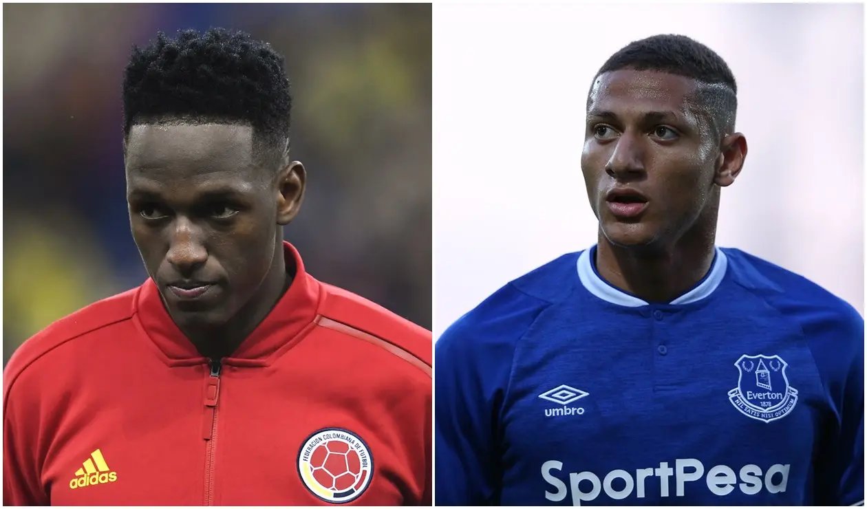 Yerry Mina y Richarlison