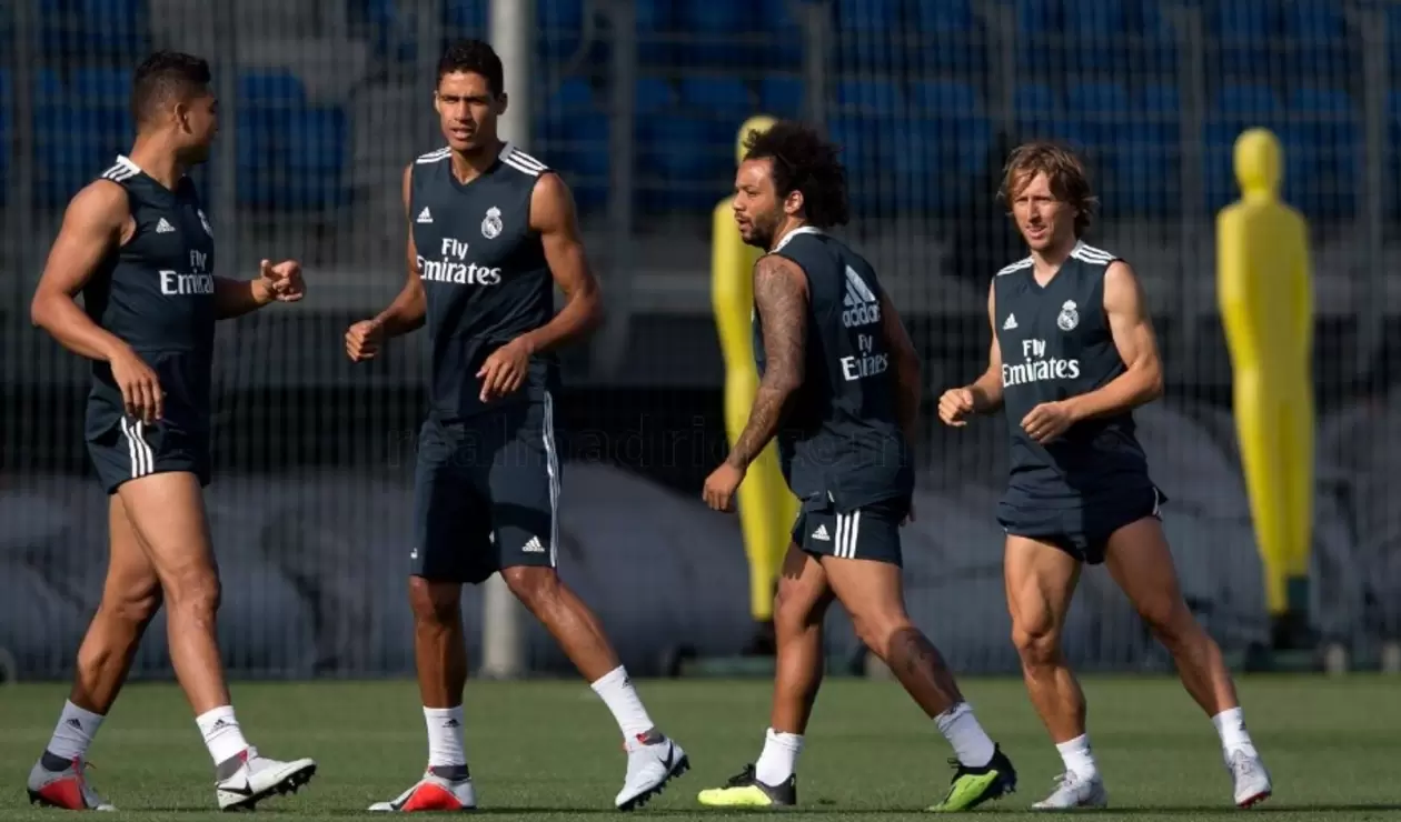 Luka Modric regresa a los entrenamientos con el Real Madrid