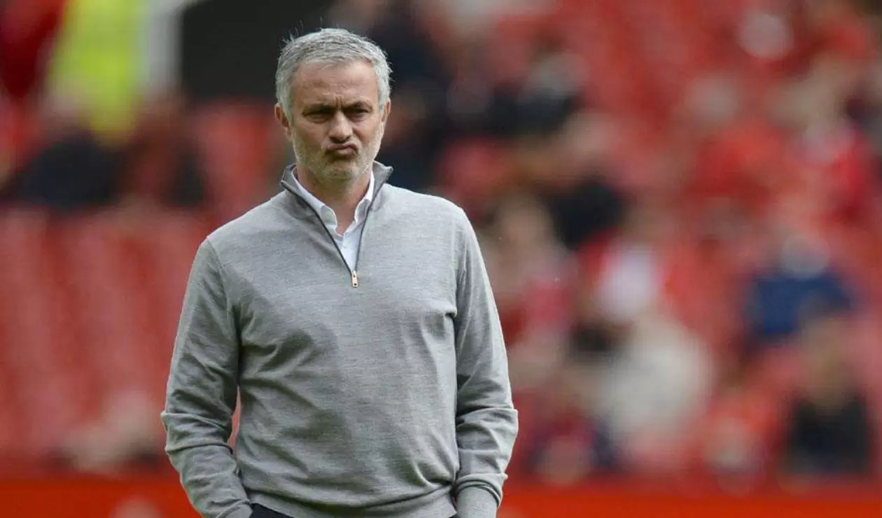 José Mourinho, director técnico del Manchester United 