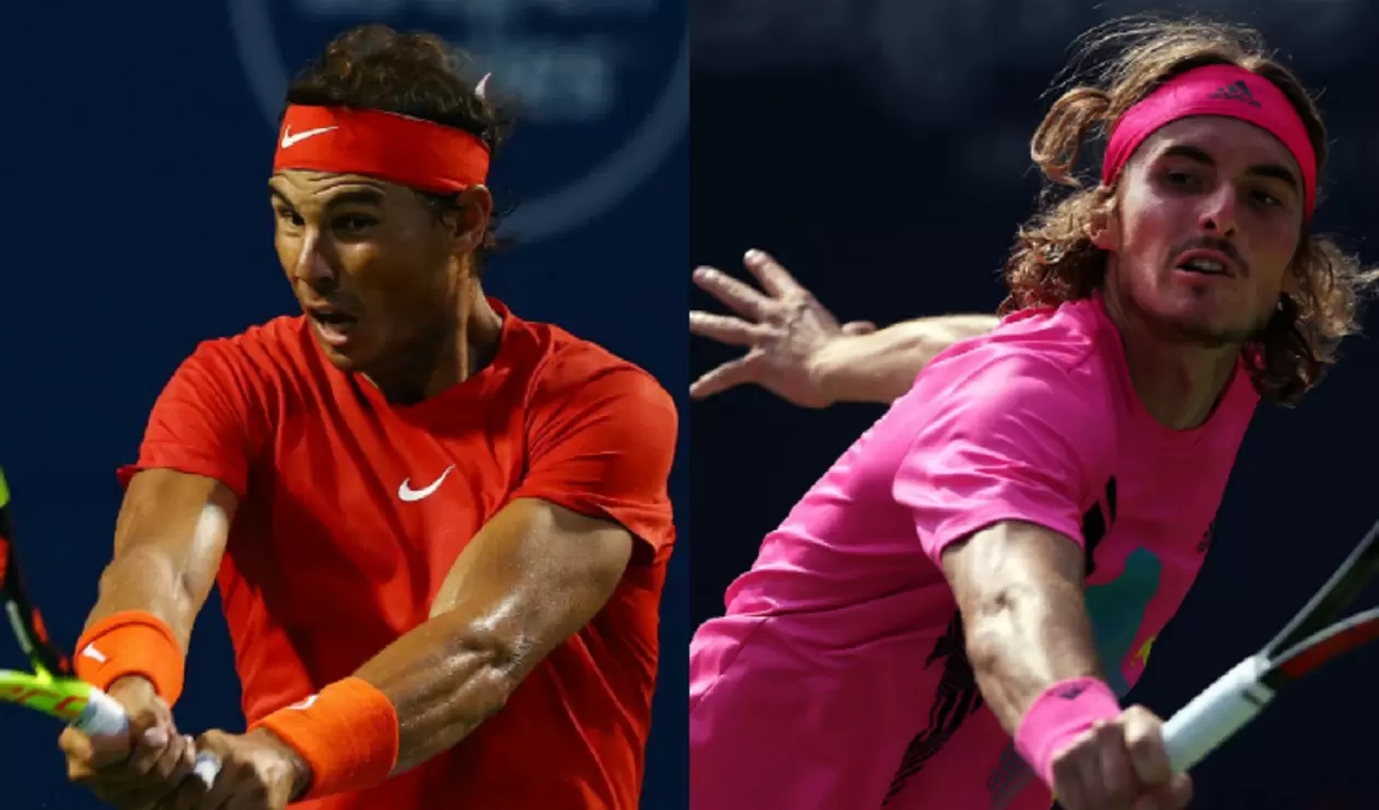 Rafael Nadal y Stefanos Tsitsipas se enfrentarán en la final del Masters 1000 de Toronto