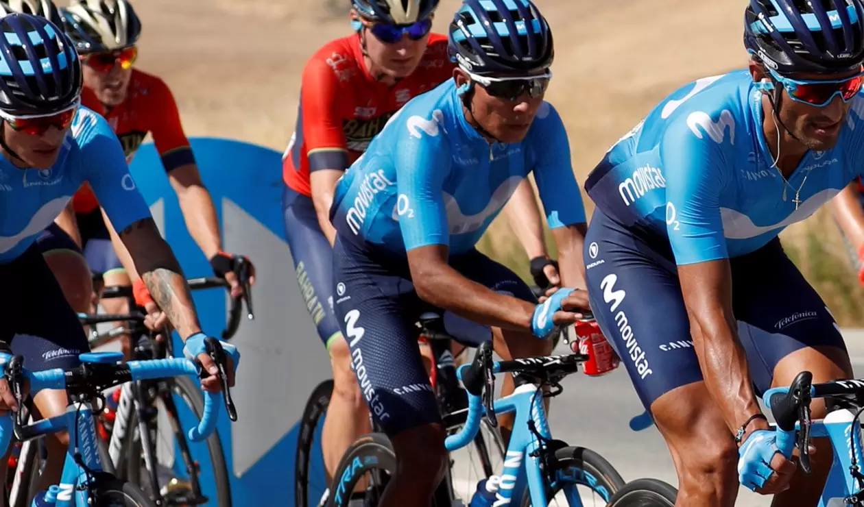 Nairo Quintana en la Vuelta a España 2018