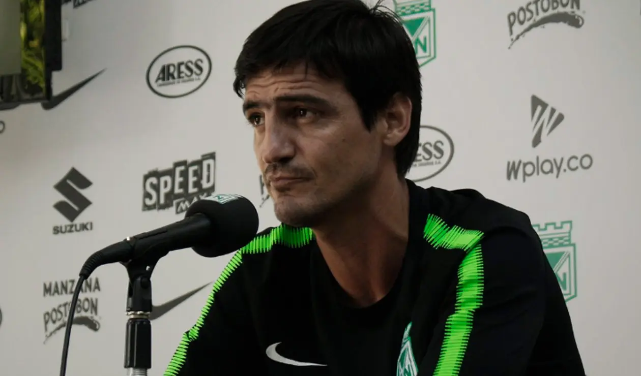 Pablo Ricchetti, asistente técnico de Jorge Almirón en Atlético Nacional