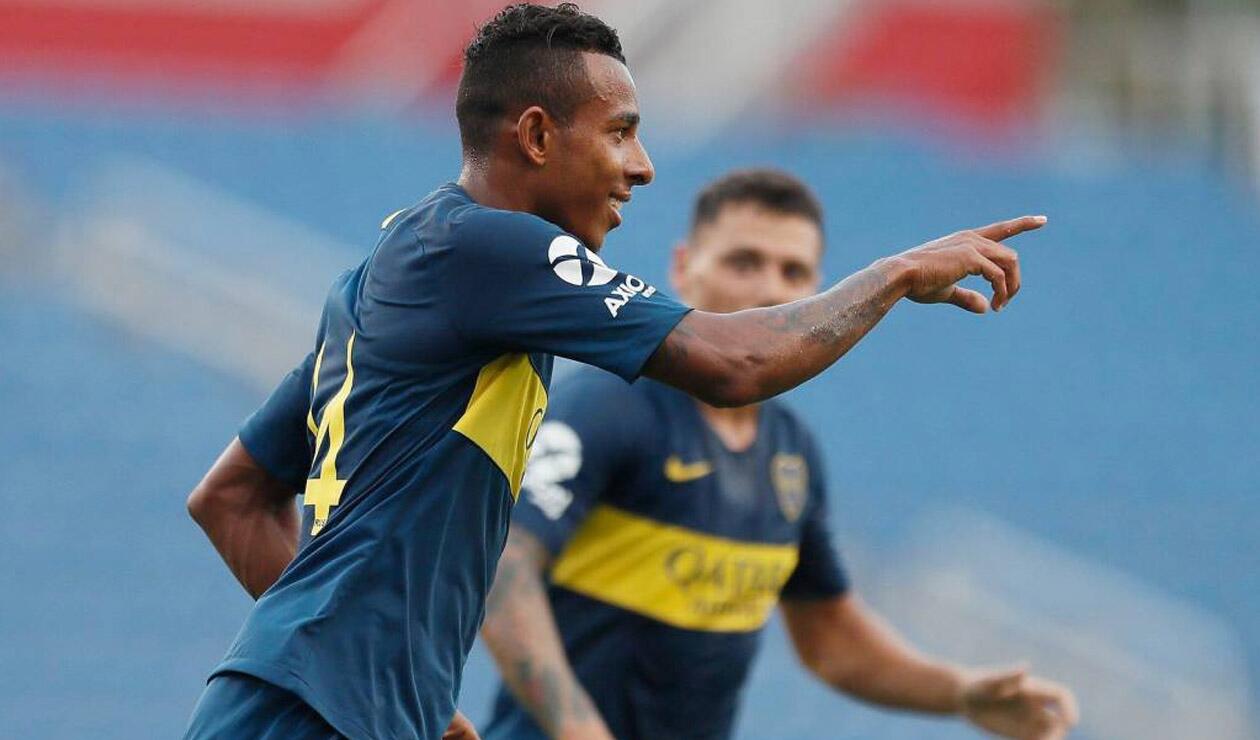 Sebastián Villa, jugador colombiano que actúa en Boca Juniors