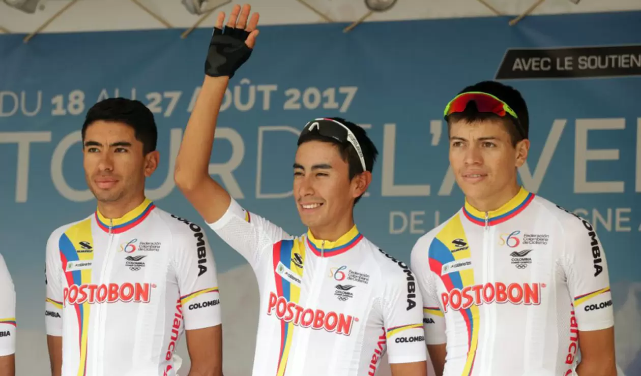 Selección Colombia de Ciclismo lista para el Tour de L'Avenir