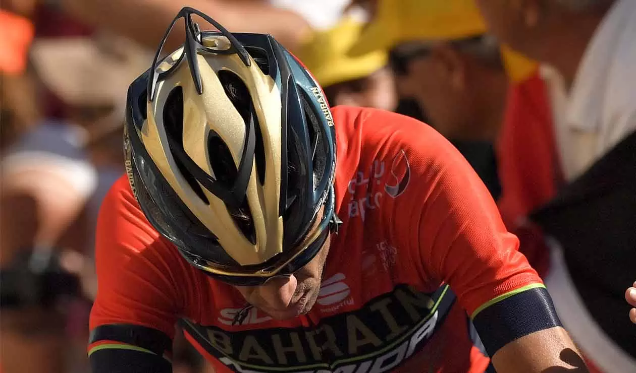 Vincenzo Nibali, uno de los grandes perjudicados en la segunda etapa de la Vuelta a España