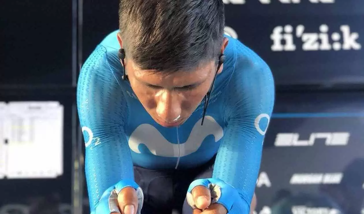 Nairo Quintana en la Vuelta a España 2018