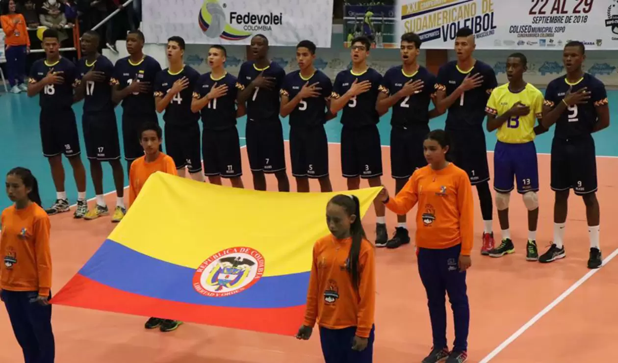 Equipo Sub 19 de voleibol de Colombia 