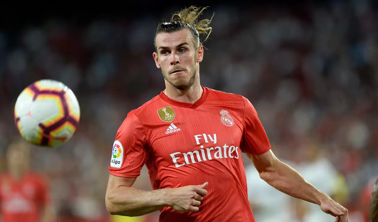 Gareth Bale durante el partido donde Real Madrid perdió 3-0 ante Sevilla como visitante